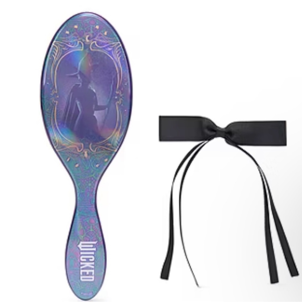 Wicked Set Elphaba Wet Brush And Bow 2-pc.